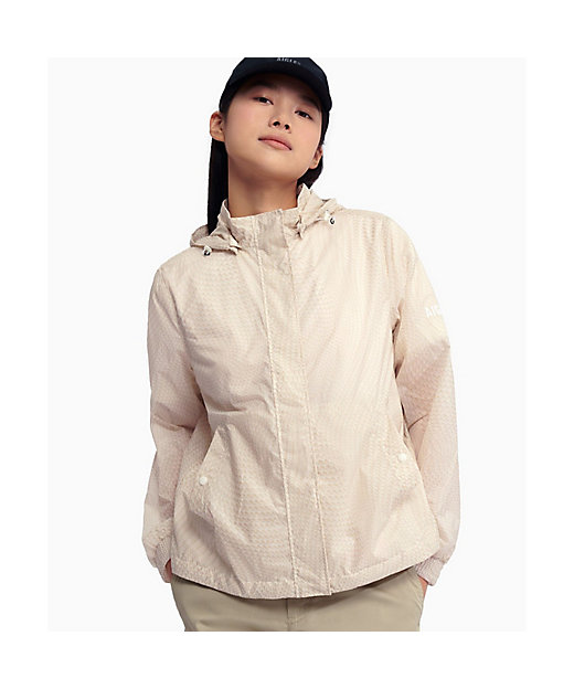 軽量 撥水 パッカブルプリントジップアップナイロンジャケット | AIGLE