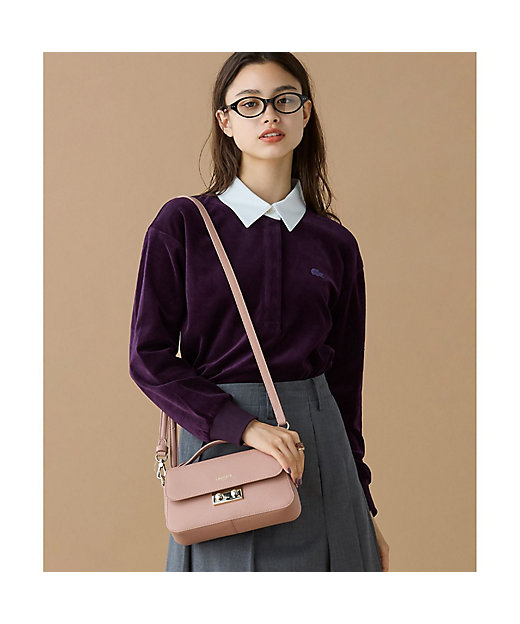 シャンゼリゼ レザーショルダーバッグ ／ ハンドバッグ | LACOSTE