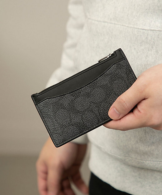 ジップ カード ケース シグネチャー キャンバス | COACH/コーチ | 三越