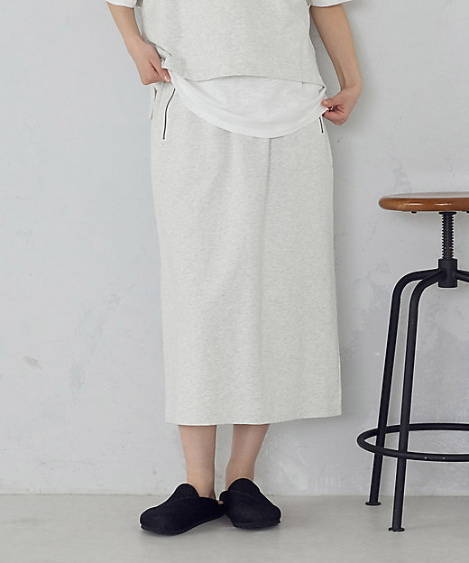 裏毛ナロースカート／セットアップ対応（5250FO72） | COMME