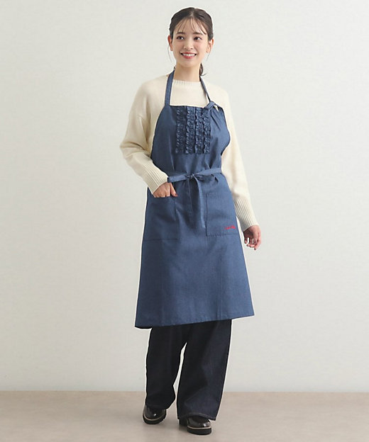 デニム エプロン（2002374696） | LAURA ASHLEY/ローラ