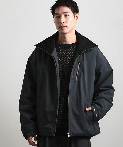 洗濯機可】きれいめにもカジュアルにも スタンドネックジップブルゾン