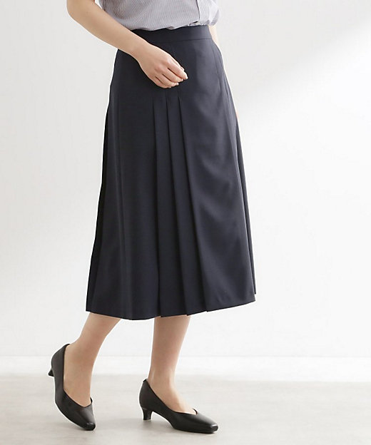 タックプリーツセミロング丈スカート（2002556938
