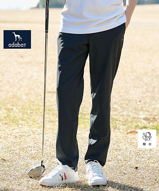 ADABAT NAVY】撥水フルダルテーパードパンツ