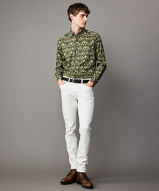 キングサイズ・洗える】リバティプリント シャツ