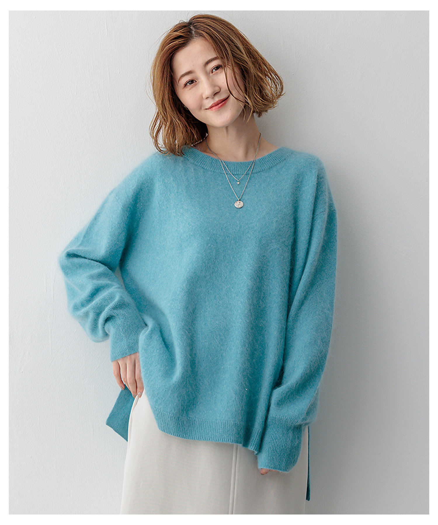 ウールカシミヤシャギー ニット（KRWOCW0562） | 23区