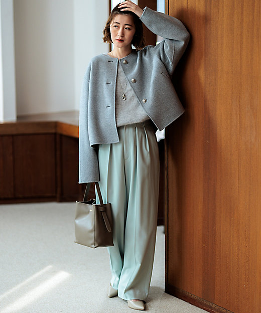 ウールカシミヤシャギー ニット（KRWWCW0562） | 23区 L