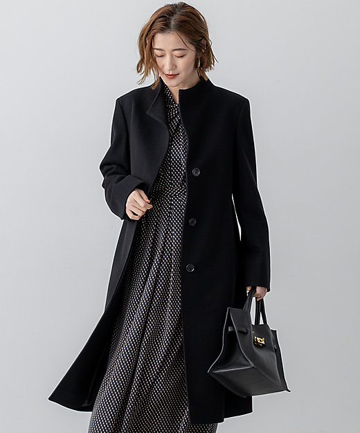 ウールカシミヤビーバー スタンドカラー コート（SCWSGW0504