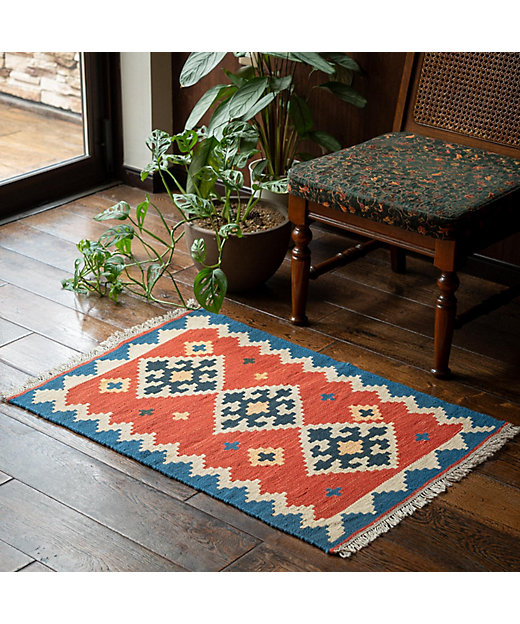 ☆ペルシャ手織りキリム 玄関マットMサイズ 2 | 三越伊勢丹