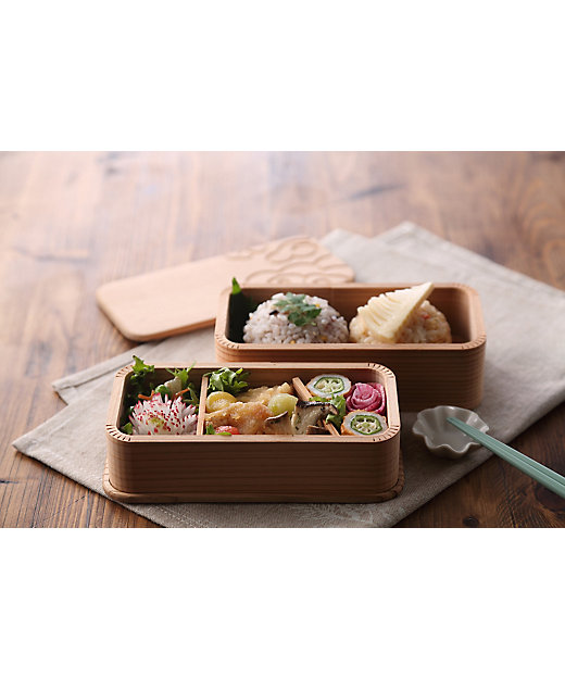 ☆細長二段 小 お弁当箱 | 箱屋常吉/ハコヤツネキチ | 三越伊勢丹
