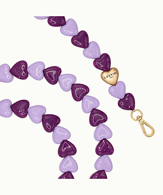 ☆スマートフォンチェーン CUORE PURPLE | Louvini Paris