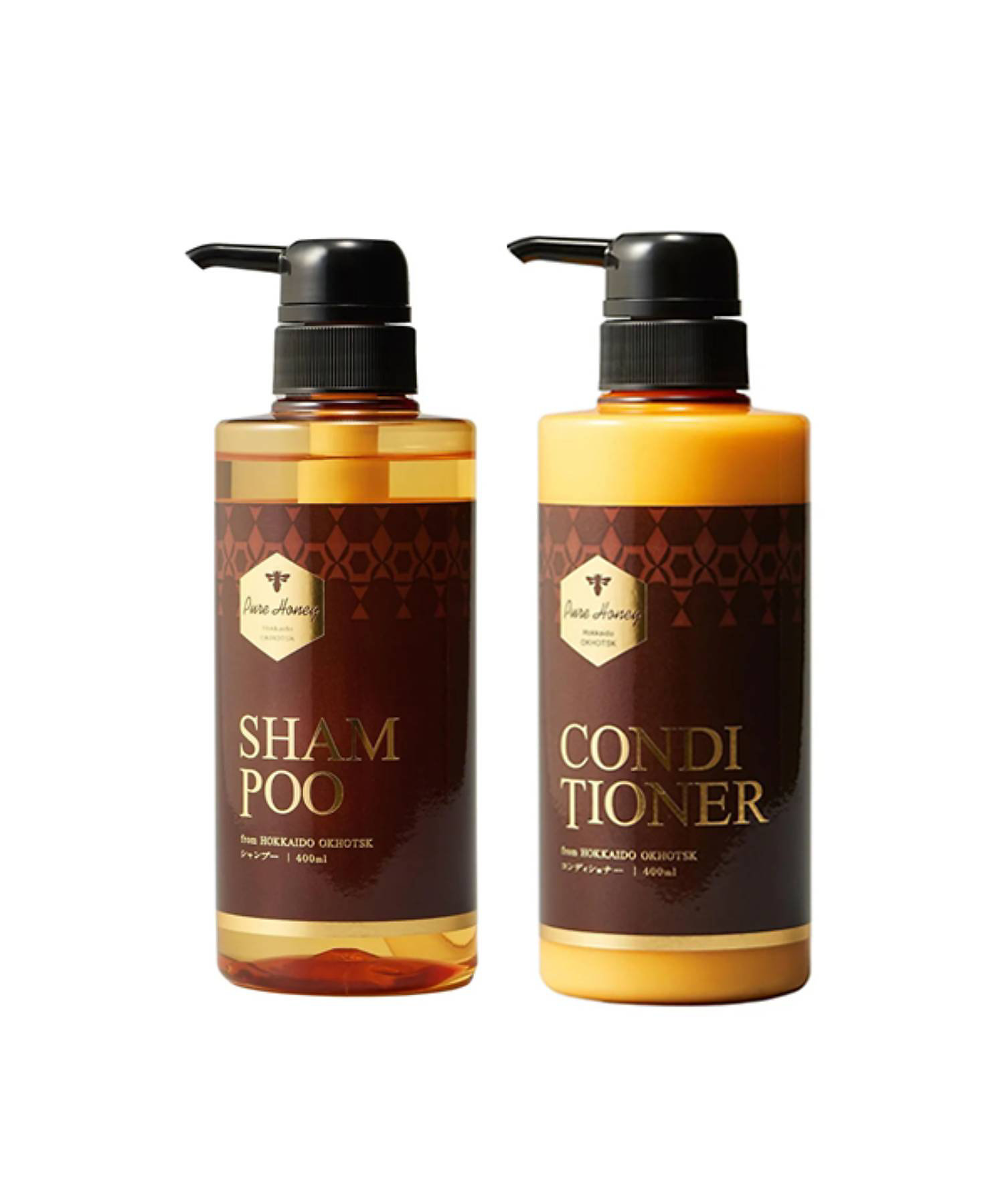 ☆【産直】ピュアハニー シャンプー＆コンディショナー ボトルセット