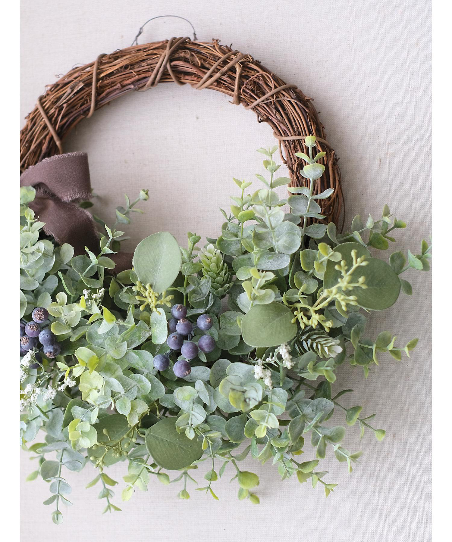 グリーンユーカリのハーフリース | Honey Garden/ハニーガーデン