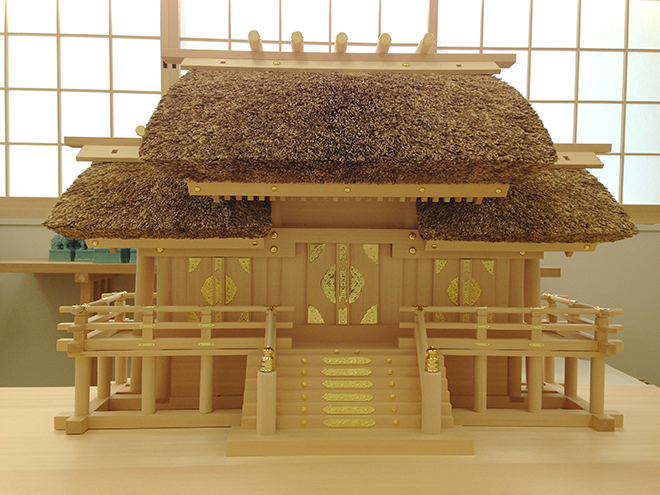 神棚】極上茅葺屋根違三社｜お客様からのお声｜伊勢ならではの神棚,神