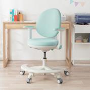 学習チェア キッズチェア 一体型背もたれブルー 150-SNCK65BL【イス王国】