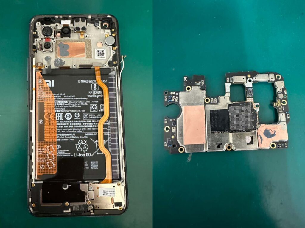 Xiaomi Mi 11 Lite 5G】突然死 データ復旧救出 CPUリボール 半田