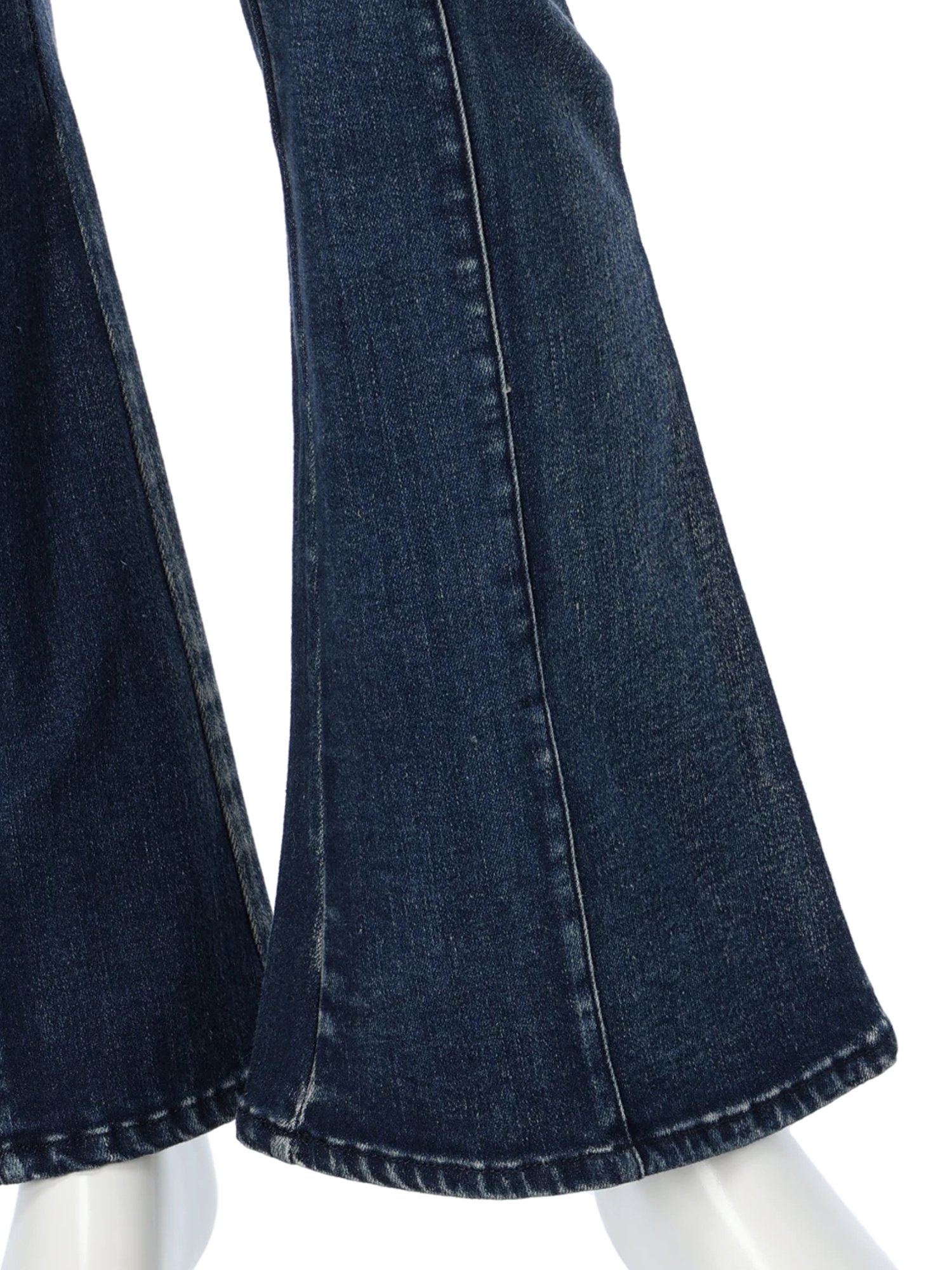 LIP SERVICE（リップサービス）｜ ツイードボタンデニムフレアパンツ