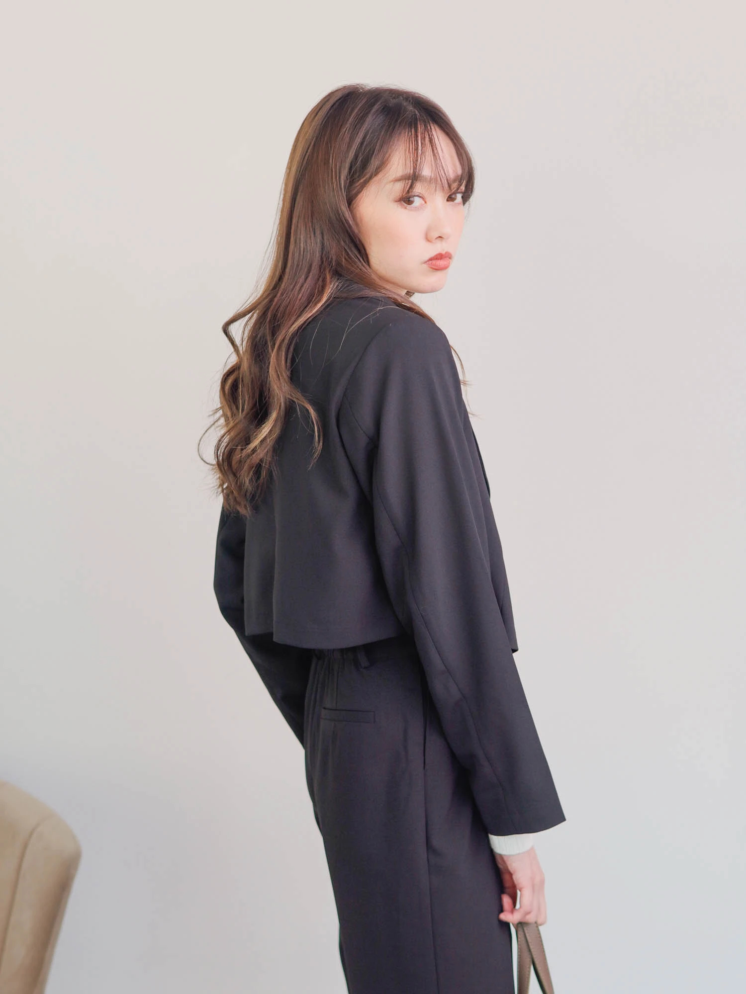 LIP SERVICE（リップサービス）｜ ショートJKマニッシュセットアップ