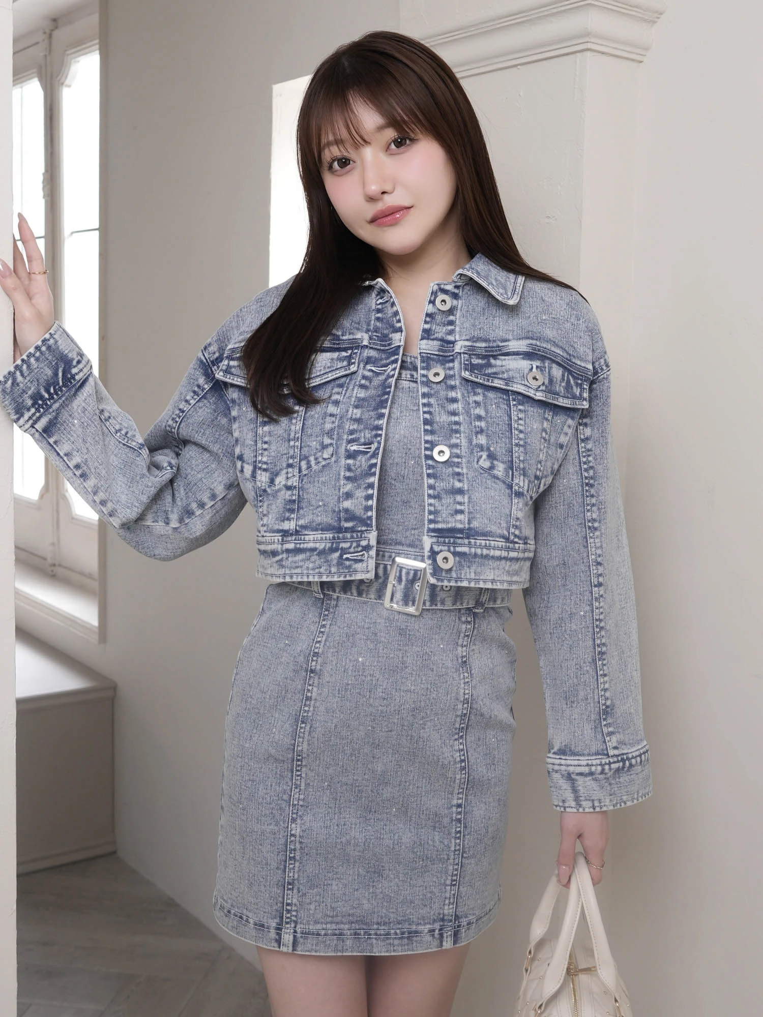 LIP SERVICE（リップサービス）｜ Jewelデニムクロップドジャケット