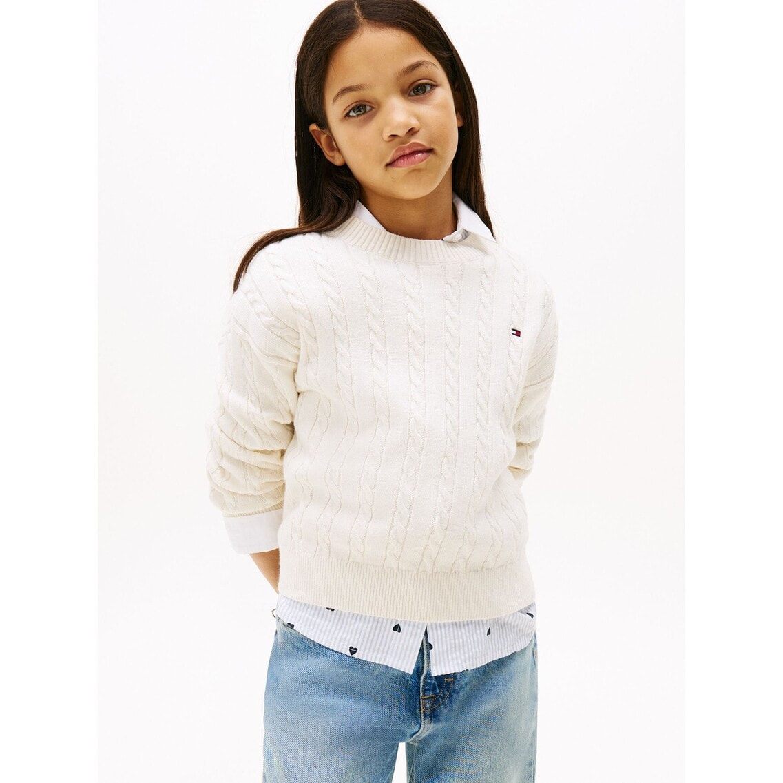 GIRLS ケーブルセーター | トミー ヒルフィガー ガールズ | トミー