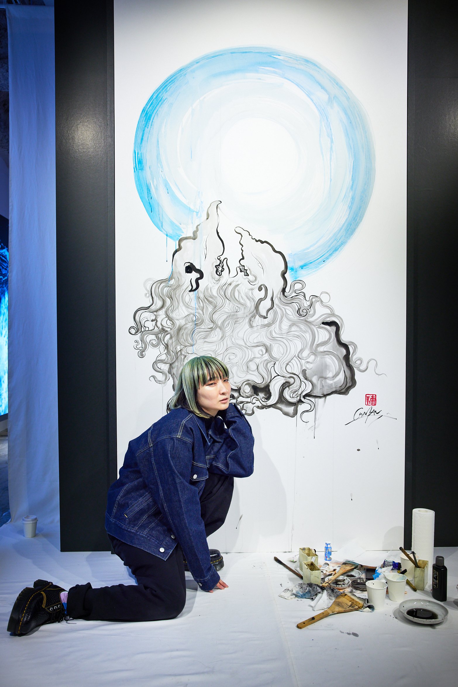 イベントレポート】水墨画アーティスト CHiNPANによるライブペイン