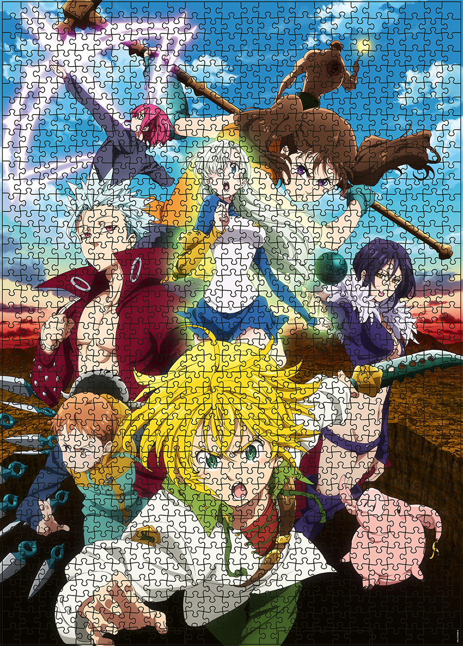Officially Licensed Jigsaw Puzzle: Seven Deadly Sins – Japanime Games