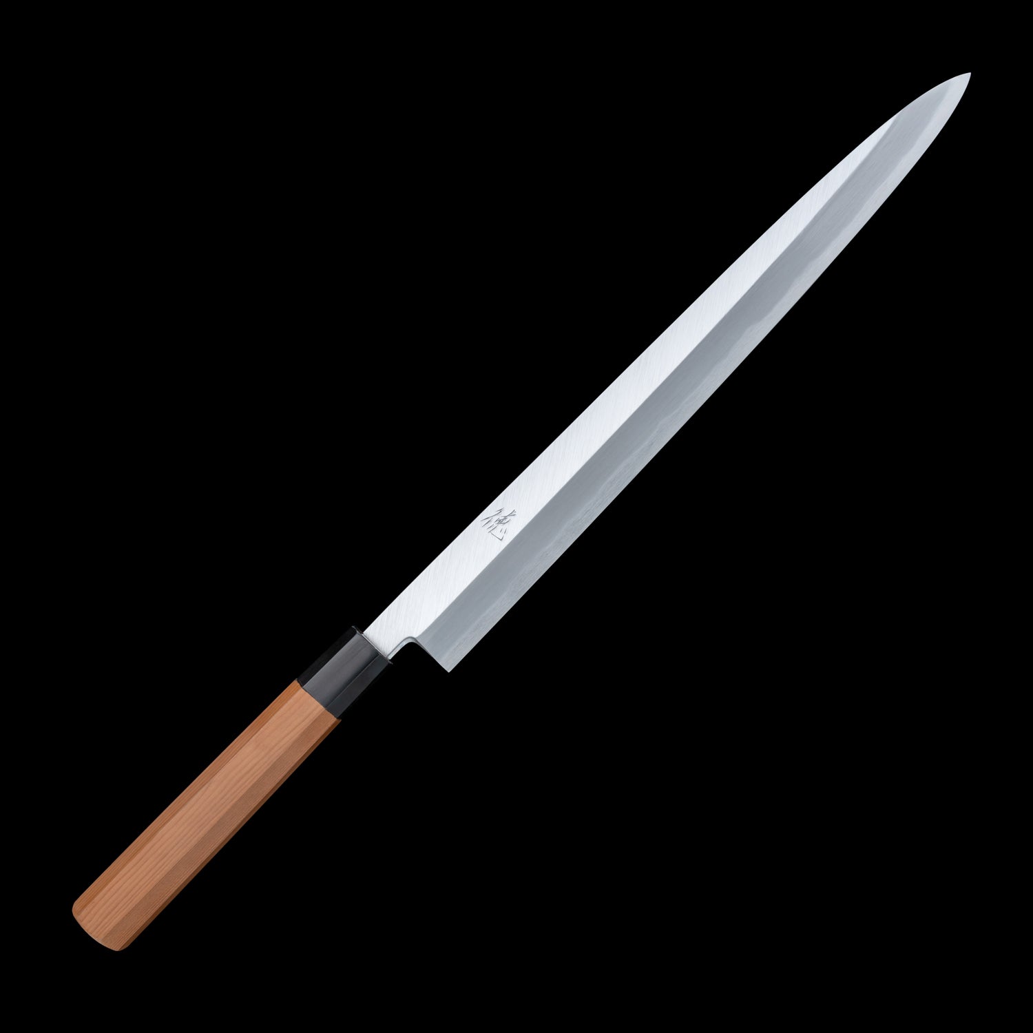 堺打刃物 祥太郎作 刺身 柳刃 包丁 9寸 白二鋼 黒檀八角水牛柄 【公式