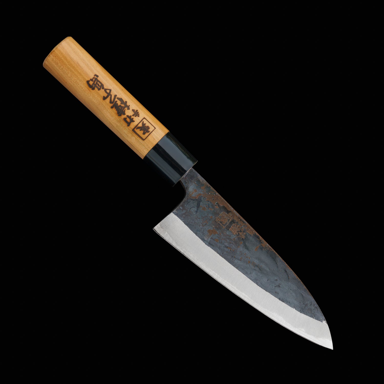 包丁の堺徳｜出刃包丁 種子包丁 黒打ち 白一鋼 桜柄