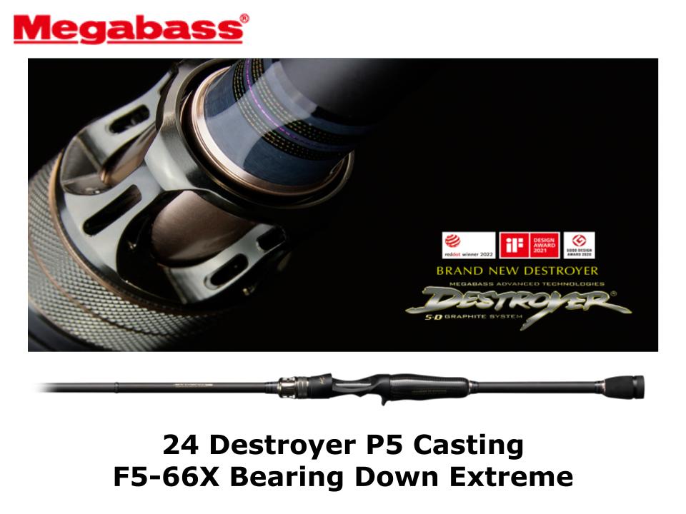 Pre-Order Megabass 24 Destroyer P5 Casting F5-66X Bearing Down