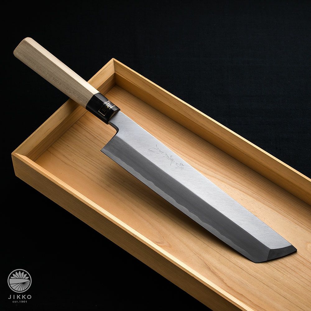 實光 白鋼 片刃牛刀210㎜ 【公式通販】