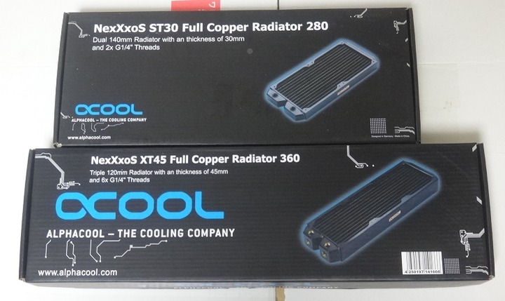 本格水冷用ラジエーターは「Alphacool NexXxoS Full Copper」シリーズ