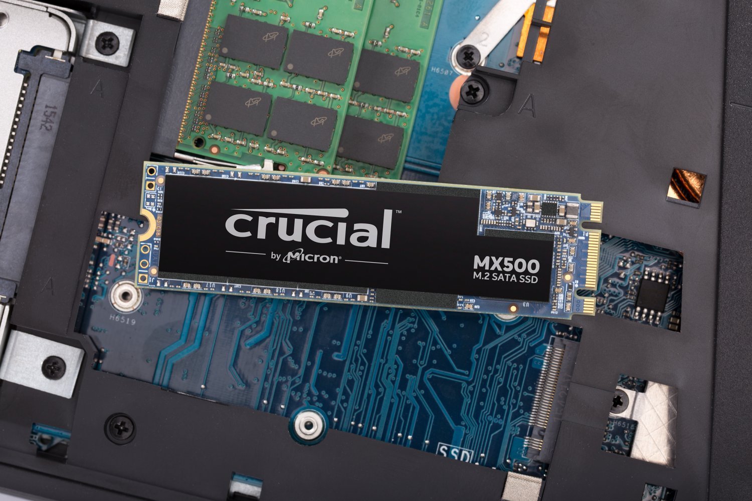 Micron製64層3D NAND採用SATA接続M.2SSD「Crucial MX500 M.2 SSD
