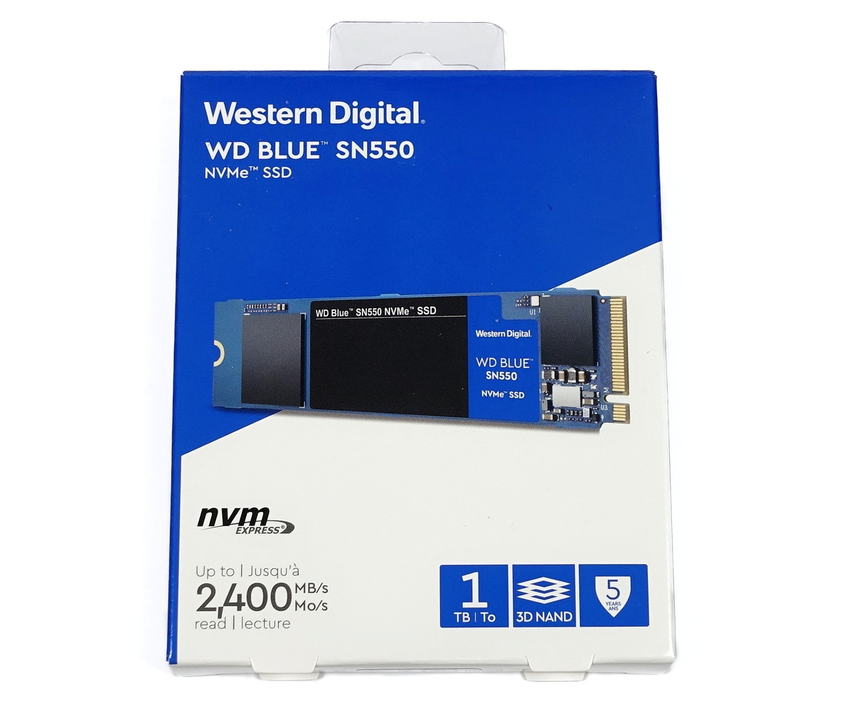 WD Blue SN550 NVMe M.2 SSD 1TB」をレビュー。自作PC初心者のための