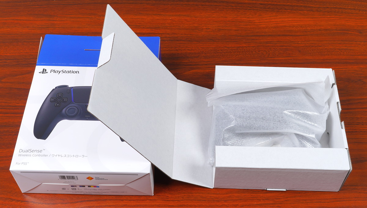 PS5 DualSense ミッドナイトブラック 空箱 PS5コントローラー デュアル