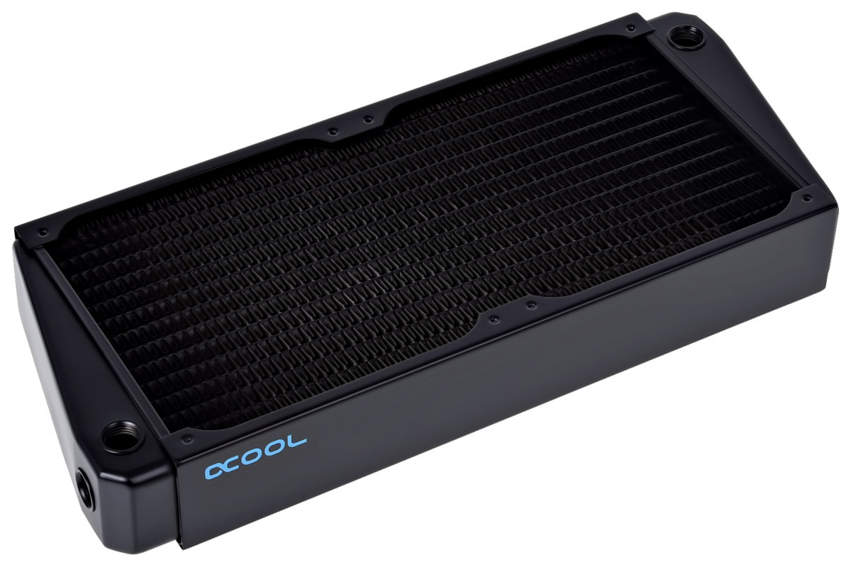 本格水冷用ラジエーターは「Alphacool NexXxoS Full Copper」シリーズ