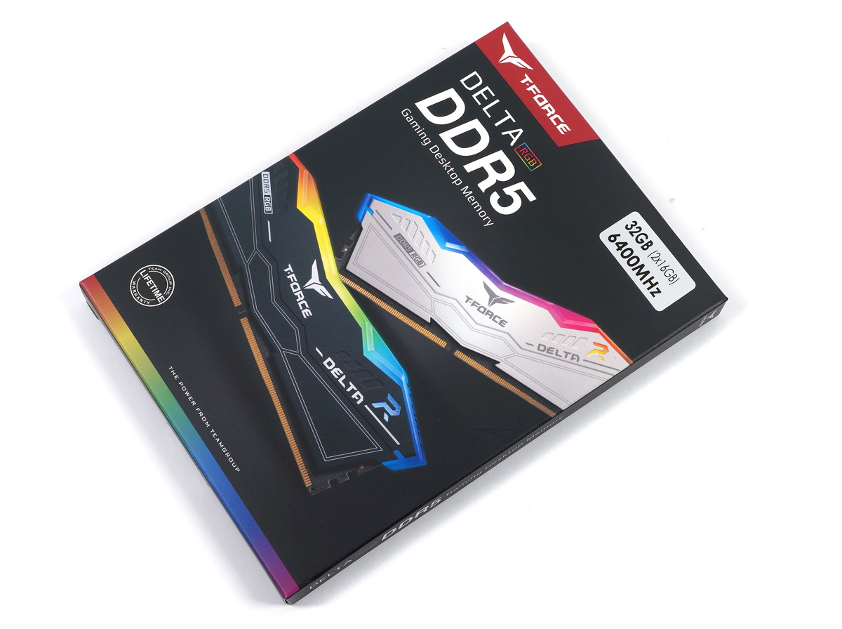 Team T-FORCE DELTA RGB DDR5」をレビュー。6400MHz XMPのメモリOCを