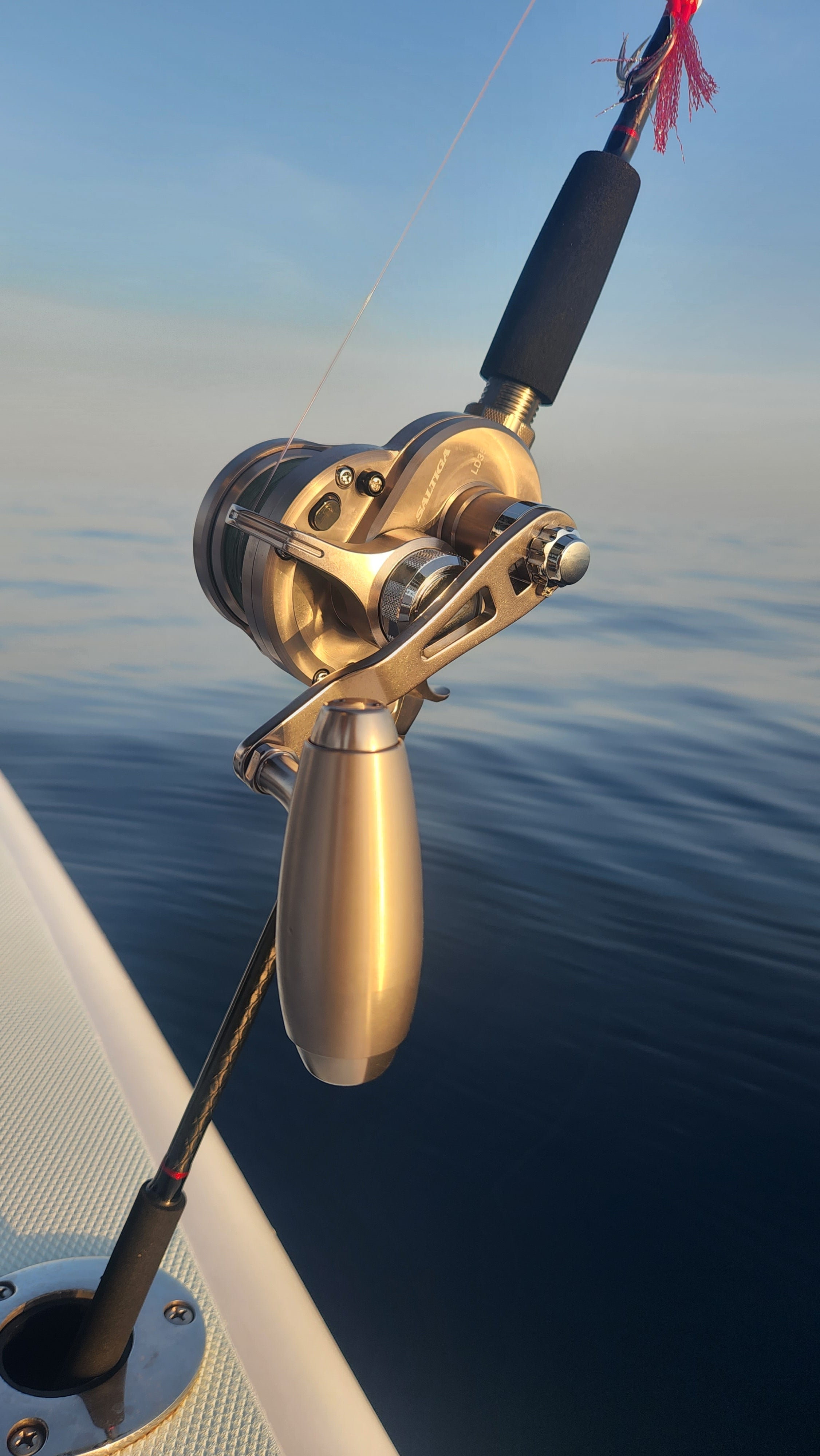 Daiwa Saltiga LD35JH with SPJ Power Handle | Johnny Jigs