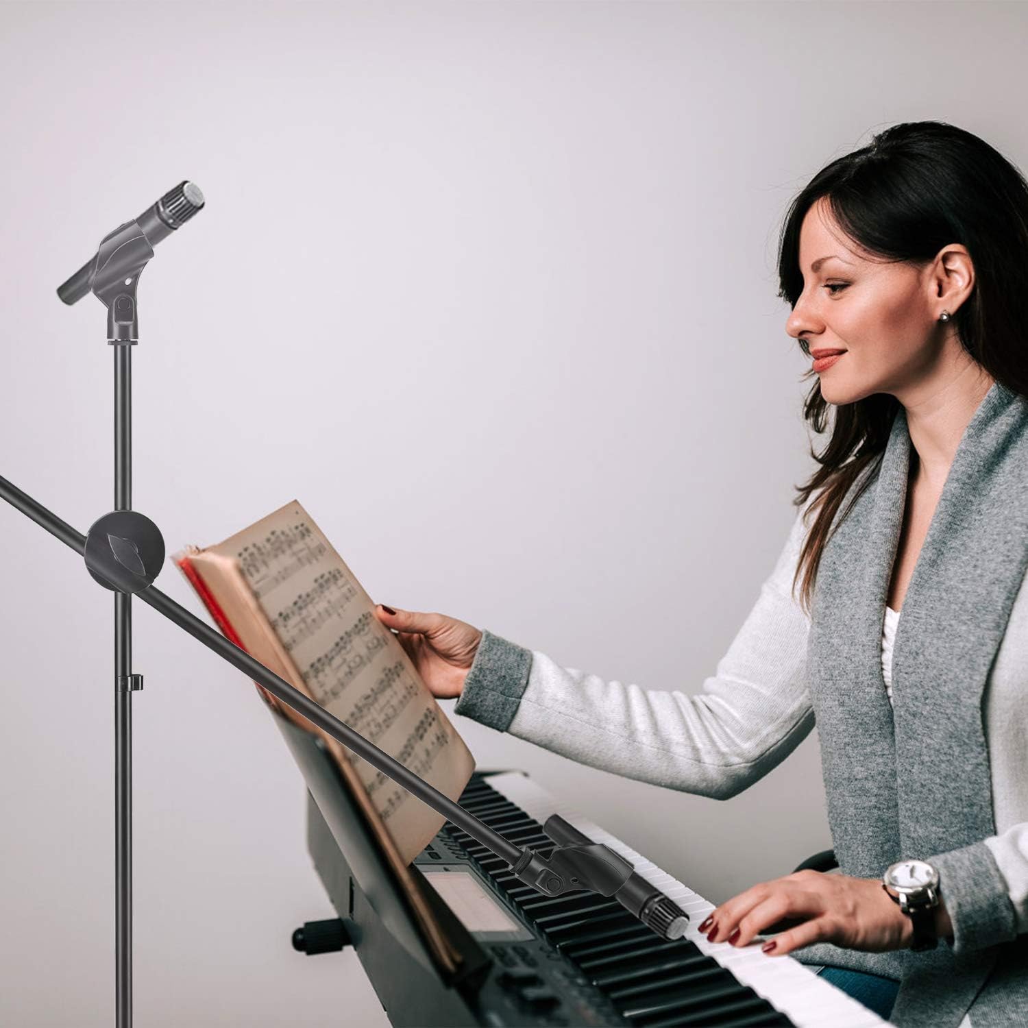 MMs-3 デュアルユース 高さ調節 三脚ブームマイクスタンド 収納袋付き