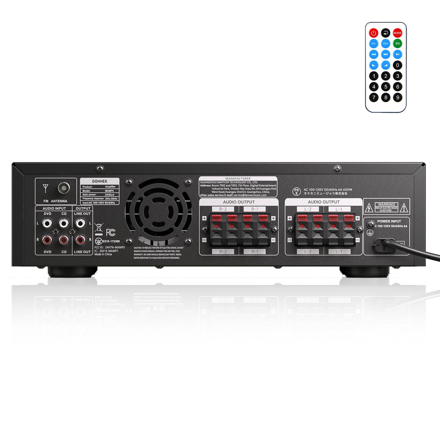 MAMP5 Bluetooth5.0 440W出力パワーアンプホームユースオーディオ