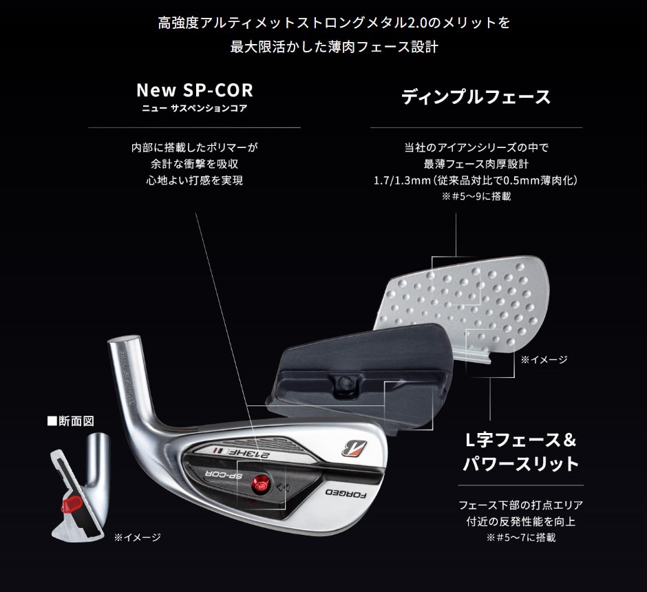 B シリーズ】 213HF IRON [Diamana BS50i](カーボン）1本(#5、48/10