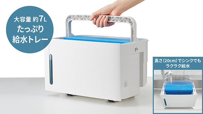 大容量 / どっちも給水 | HV-R120 | プラズマクラスター加湿器：シャープ