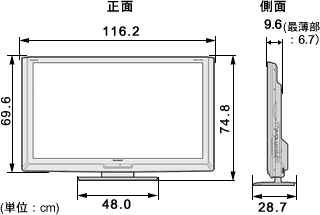 機種別サポート情報（LC-46LX1）｜液晶テレビ（AQUOS）｜サポート・お