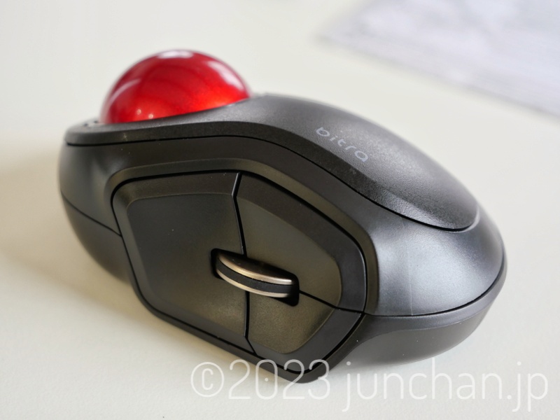 エレコム トラックボール bitra M-MT2BRSBK は小さいながらも使い勝手
