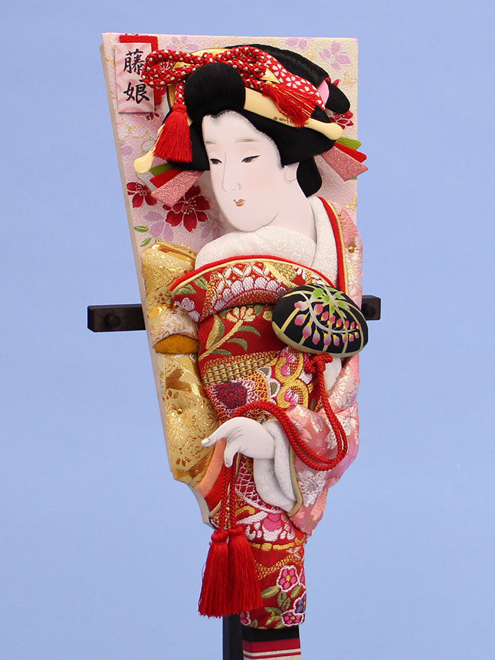 押絵羽子板13号 雅 黒台付き – 寿鳳人形の東芸