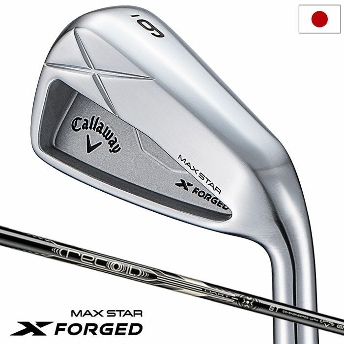 キャロウェイ X FORGED MAX STAR アイアン 5本セット(6-9,PW) メンズ