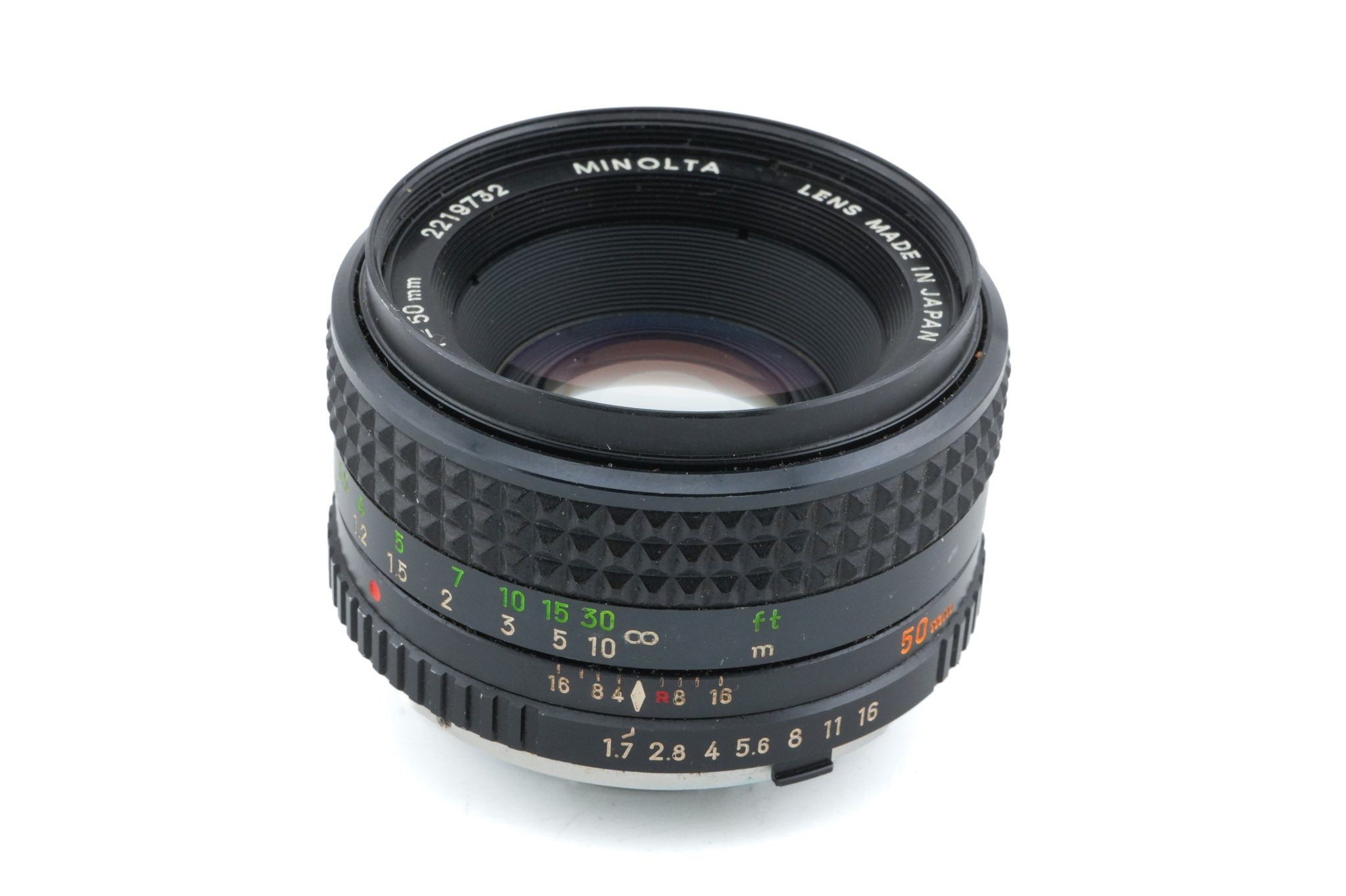 Minolta 50mm f1.7 MC Rokkor-PF - Lens – Kamerastore