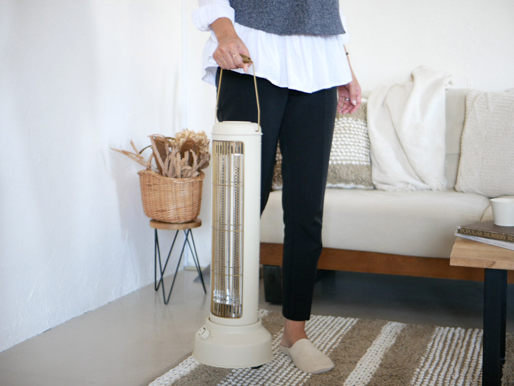 BRUNO/ブルーノ＞ NostalStovewide カーボンヒーター グレージュ