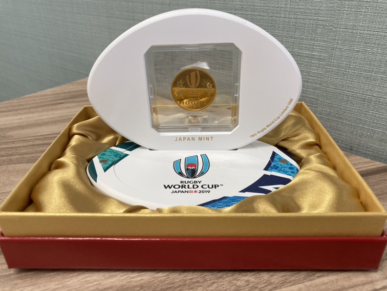 ラグビーワールドカップ2019 日本大会記念一万円金貨幣プルーフ貨幣