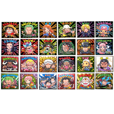 参考価格】ワンピースマン 新世界編 新世界コレクターシール 全24種