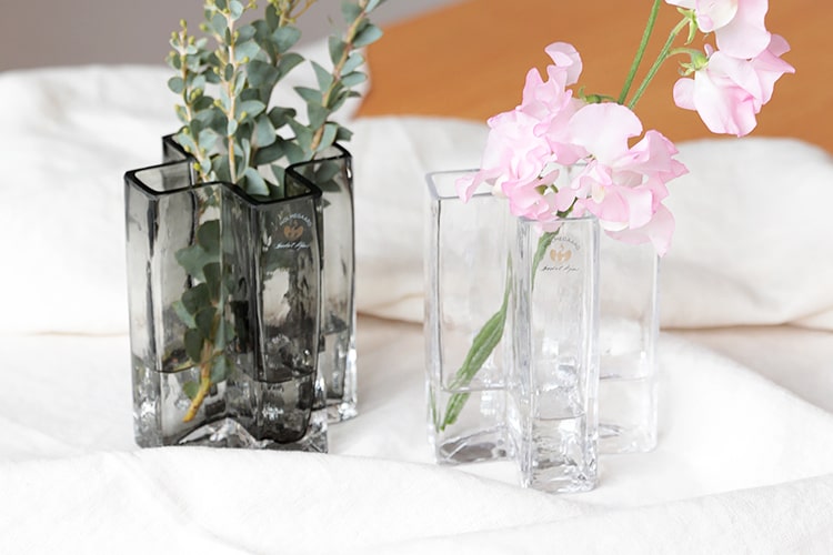 クロスベース 12cm HOLMEGAARD ホルムガード フラワーベース 花器 花瓶